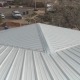 metal roofing surface